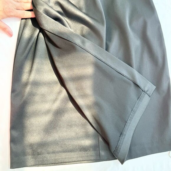 Max And Cleo By BCBG Women’s Pleated Ruffle One Shoulder Mini Dress Black Size 4 - Picture 12 of 16